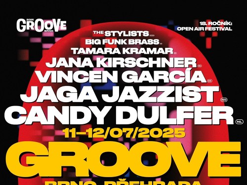 Plakát události Groove Brno 2025