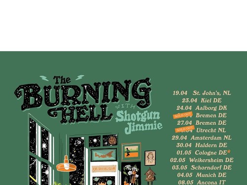Plakát události Dinn Session: The Burning Hell, Shotgun Jimmie, Urband