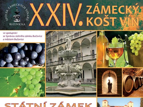Plakát události XXIV. zámecký košt vín v Bučovicích