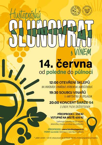 Plakát události Hustopečský slunovrat s vínem