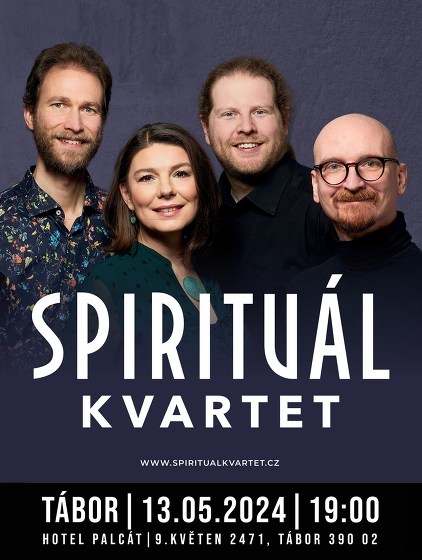 Plakát události Spiritual Kvartet | Tábor