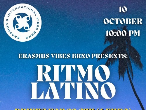 Plakát události Ritmo Latino by EIVB x 10th October x Maison club
