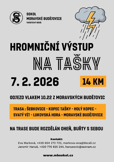 Plakát události Hromniční výstup na Tašky