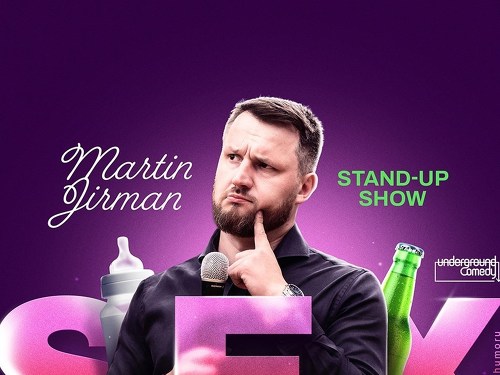 Plakát události Martin Jirman - Sex, děti a alkohol - Brno