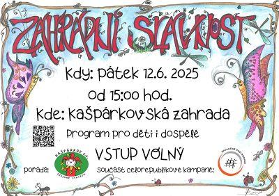 Plakát události Zahradní slavnost - 15.narozeniny