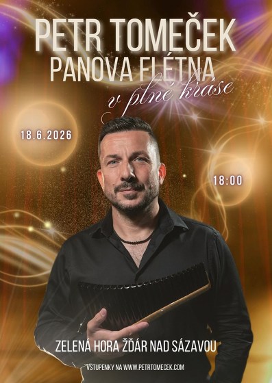 Plakát události Petr Tomeček / Panova flétna v plné kráse