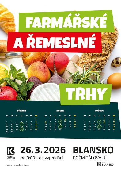 Plakát události Farmářské a Řemeslné trhy