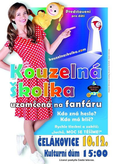 Plakát události Kouzelná školka uzamčená na fanfáru