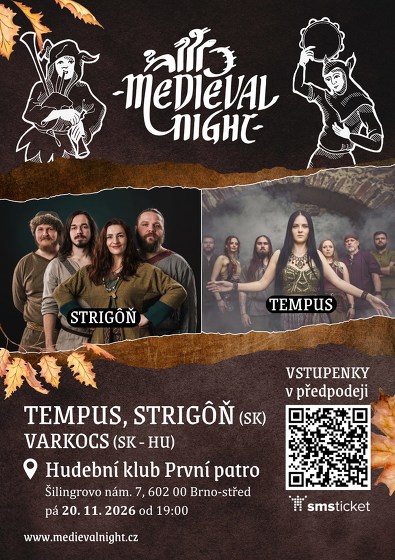 Plakát události Medieval Night (Brno)