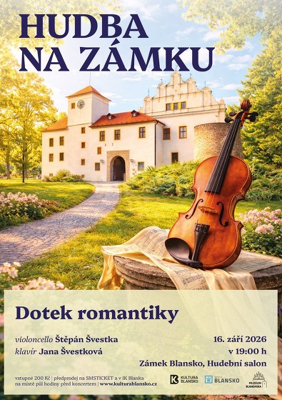 Plakát události Hudba na zámku - Dotek romantiky