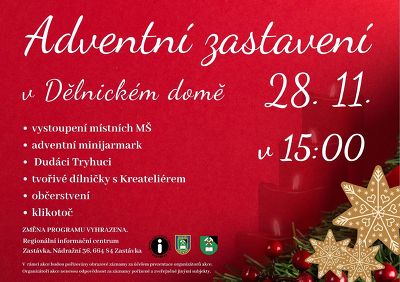 Plakát události Adventní zastavení