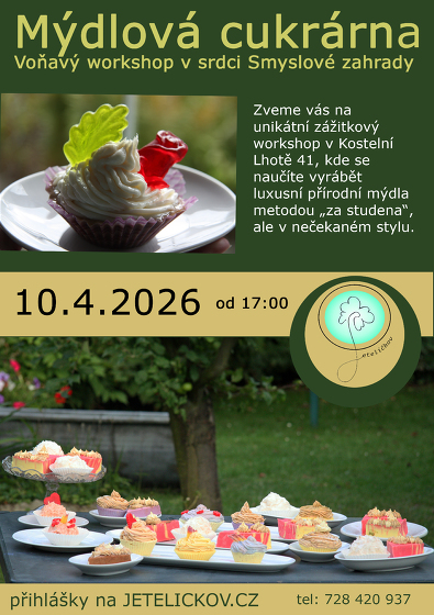 Plakát události Mýdlová cukrárna