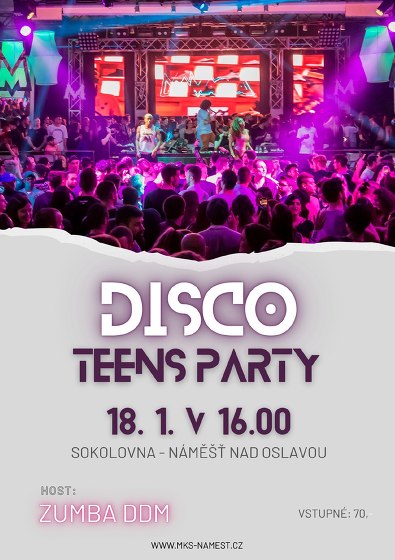 Plakát události Disco teens party