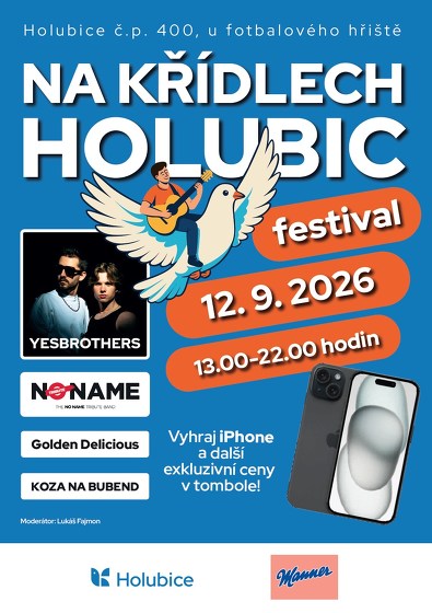 Plakát události NA KŘÍDLECH HOLUBIC 2026