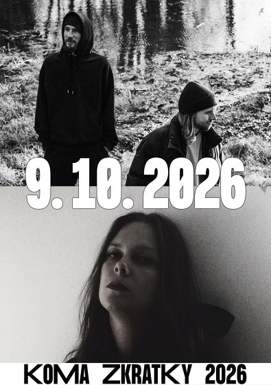 Plakát události post-hudba + pivoňka – Festival KOMA 2026