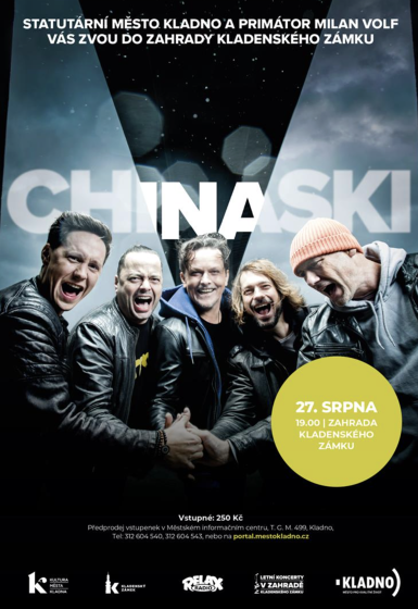 Plakát události Chinaski na Kladně