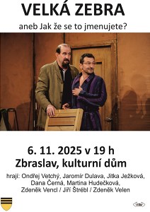 VELKÁ ZEBRA aneb Jak že se to jmenujete?