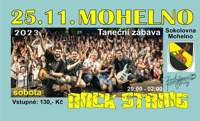 Plakát události Rock String - Pouťová zábava / Mohelno
