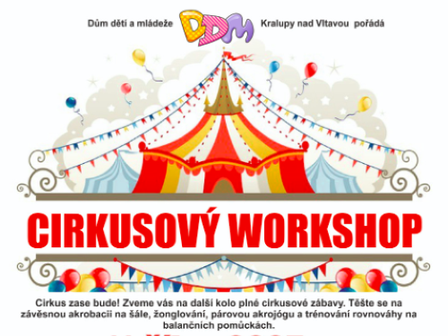 Plakát události Cirkusový workshop