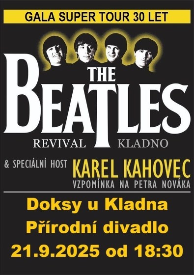Plakát události The Beatles Revival + Karel Kahovec