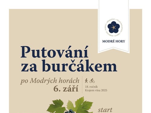 Plakát události Putování za burčákem po Modrých Horách