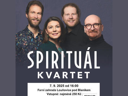 Plakát události Koncert Spirituál Kvartet