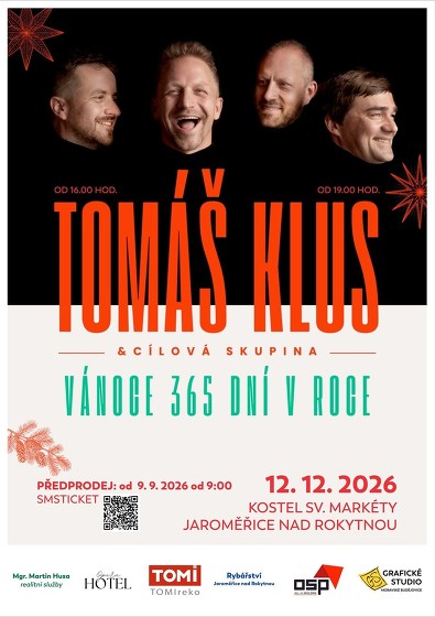 Plakát události Tomáš Klus a Cílová skupina