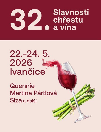 Plakát události 32. Slavnosti chřestu a vína v Ivančicích