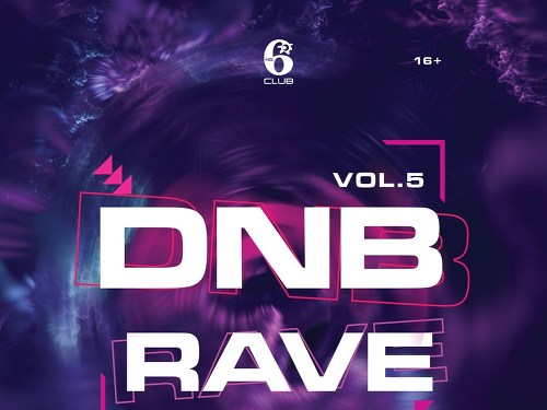 Plakát události DNB RAVE Vol.5
