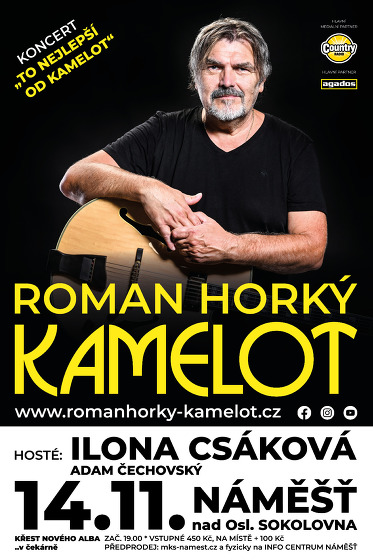 Plakát události Roman Horký a Kamelot