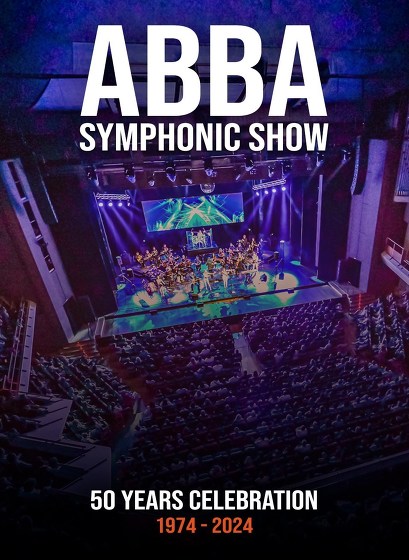 Plakát události ABBA SYMPHONIC SHOW pod širým nebem