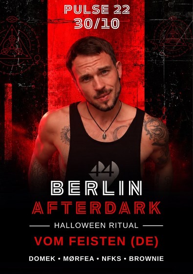 Plakát události VOM FEISTEN - Berlin Afterdark (Halloween Ritual)