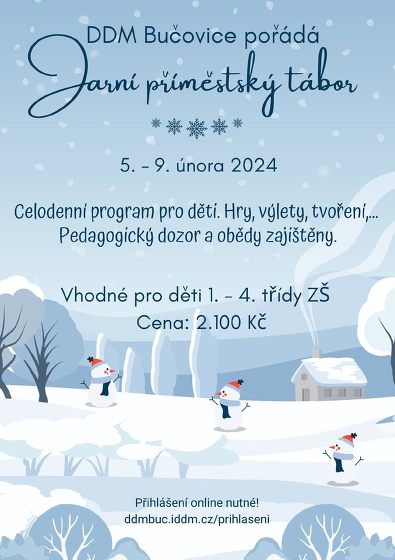 Plakát události Jarní příměstský tábor