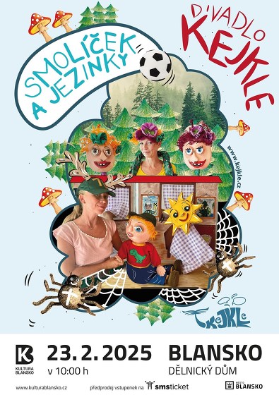 Plakát události Nedělní pohádka - Smolíček a Jezinky
