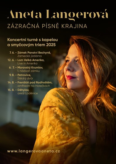 Plakát události Aneta Langerová - Zázračná písně krajina