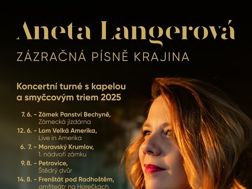 Plakát události Aneta Langerová - Zázračná písně krajina
