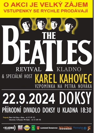 Plakát události Koncert Karel Kahovec + Beatles Revival + host