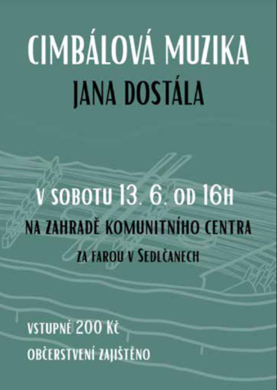 Plakát události Cimbálová muzika Jana Dostála