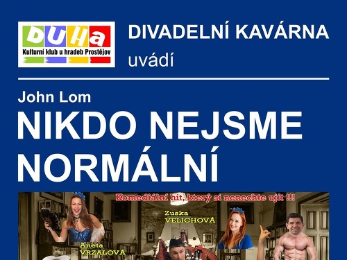 Plakát události Divadelní kavárna: Nikdo nejsme normální