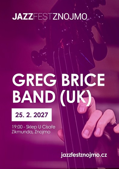 Plakát události Greg Brice Band (UK)