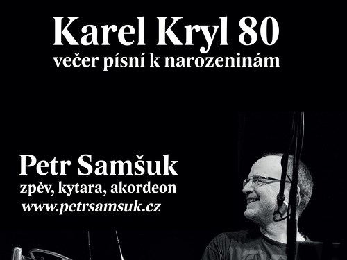 Plakát události Karel Kryl 80 - Petr Samšuk