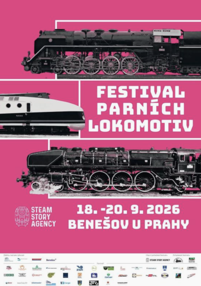Plakát události Festival parních lokomotiv