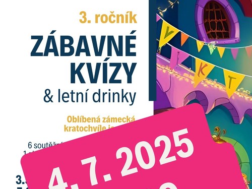 Plakát události Zábavný kvíz na zámku Křinec | Retro