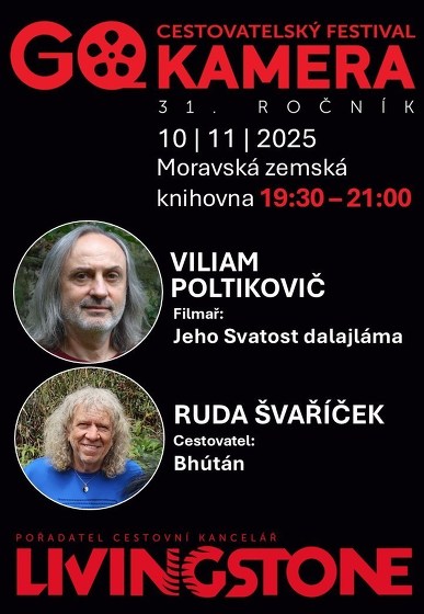 Plakát události GO KAMERA | Viliam Poltikovič, Ruda Švaříček