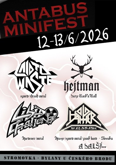 Plakát události Antabus minifest 2026