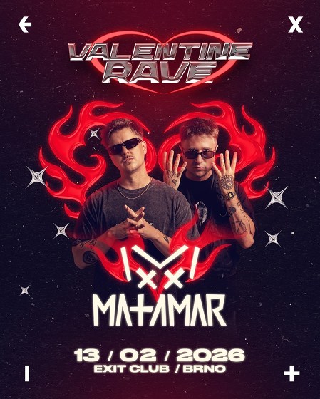 Plakát události Valentine Rave w. Matamar