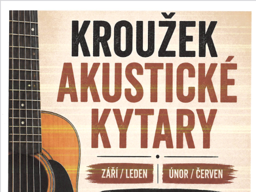 Plakát události Kroužek akustické kytary