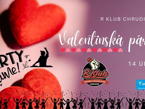Plakát události Valentýnská párty - Chrudim