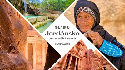 Plakát události Jordánsko: Země, kde ožívá historie
