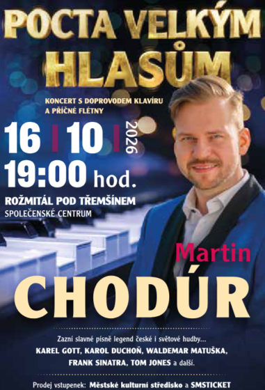 Plakát události Pocta velkým hlasům